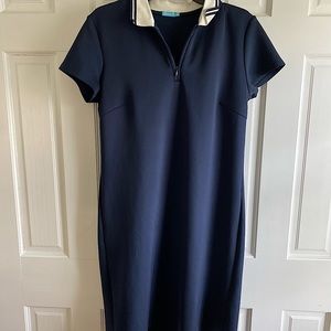 EUC J. McLaughlin Navy Blue Catalyst Dress